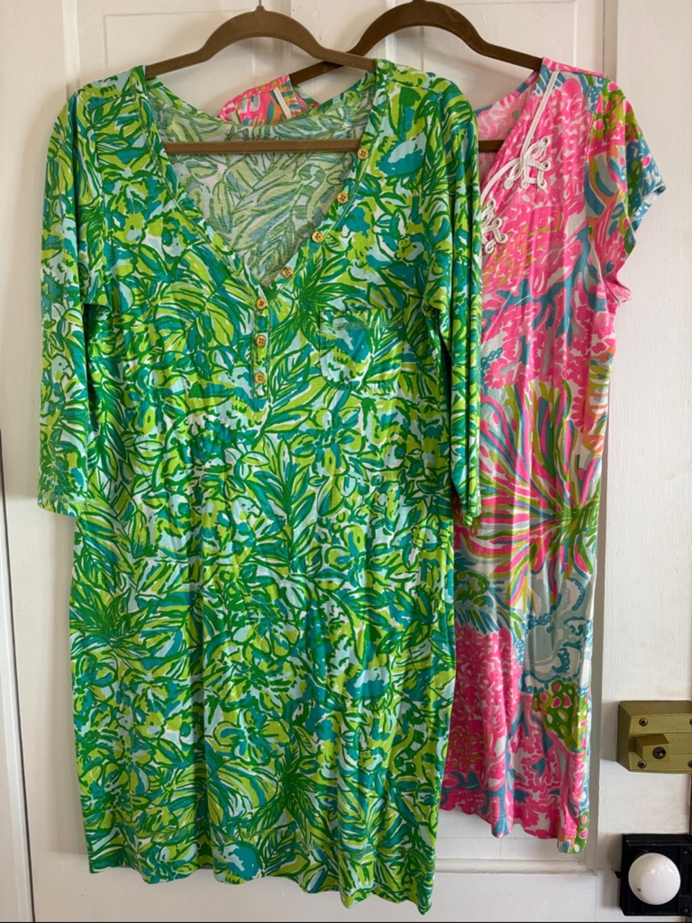 2 Lilly Pulitzer size L cotton dresses